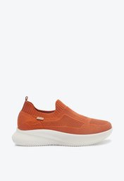 Tênis Slip On Laranja Anacapri Chunky Knit