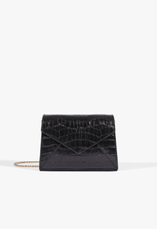 Bolsa Croco Preta