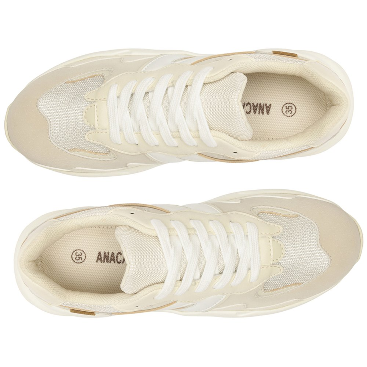 Tênis Sporty Mia Multi Tons Branco | ZZ MALL