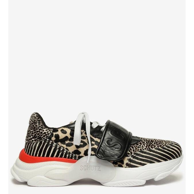 tenis animal print schutz