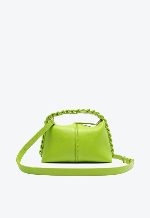 Bolsa Mini Hobo Randall Couro Verde