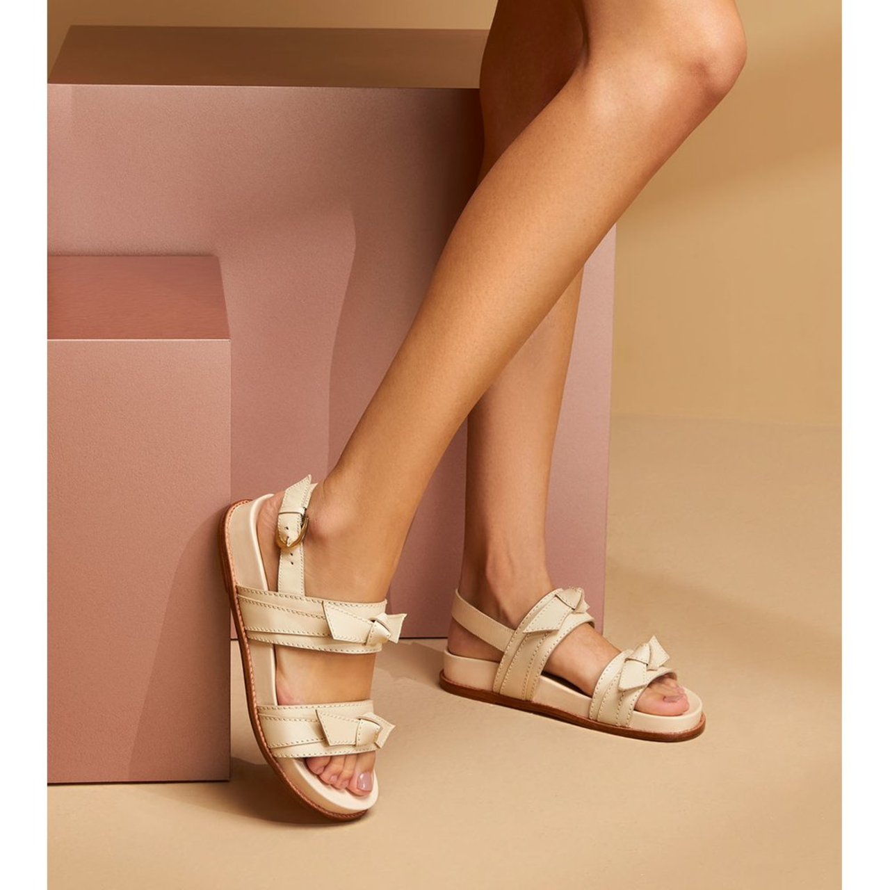 Clarita Sport Sandal White Eggshell | ZZ MALL