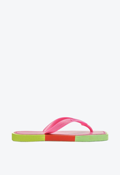 Chinelo De Dedo Rosa Brizza Color Square