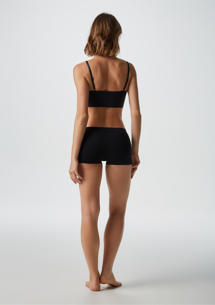 Calcinha Preta Hering Boyshort Sem Costura