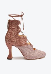 Artemis Lace Up 90 Cashmere Pink | ZZ MALL