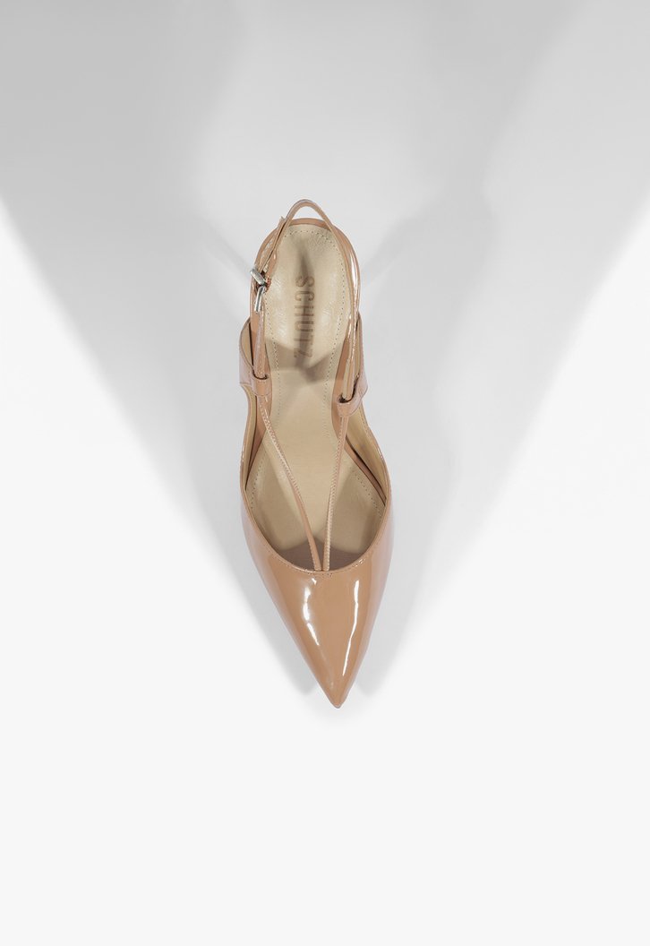 Scarpin Thin Strap Toasted Nut