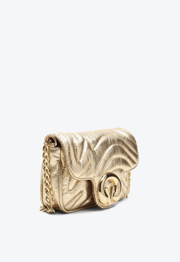 Bolsa Tiracolo Lily Pequena Dourada