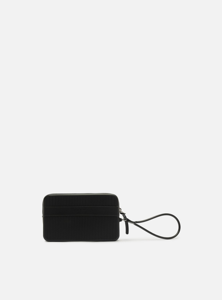 ミニマル Clutch Média Preta Poá Alça Malu | ZZ MALL
