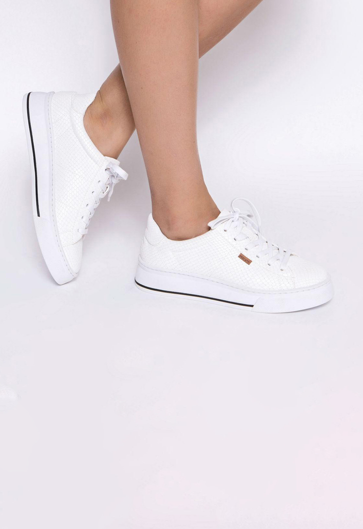 Tênis Branco Anacapri Baby Snake Dani