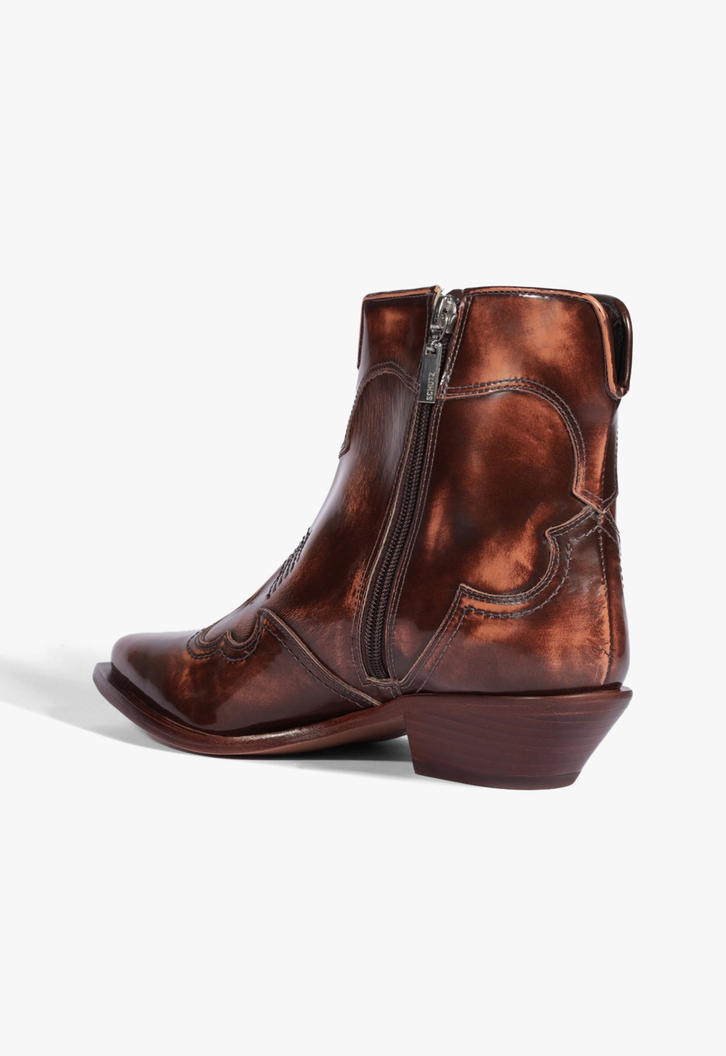 Bota Tennesse Couro Marrom