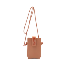 Crossbody Rosa Anacapri Gaia Plástico Retangular Pequena