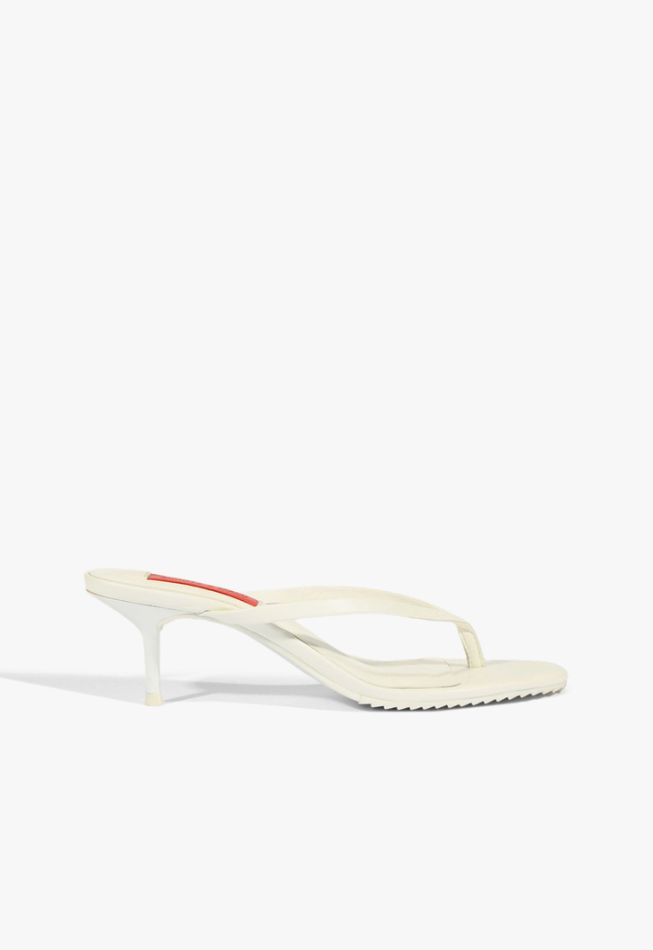 Mule Lila Couro Branco