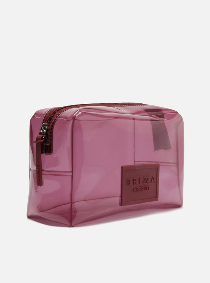 Necessaire Vermelha Vinil Liz Brizza