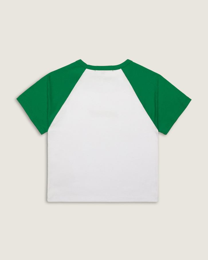 Camiseta Manga Curta Baby Tee Vivid Verdant | ZZ MALL