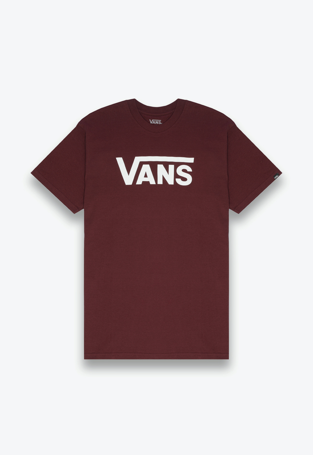 Camiseta Vans Classic Ss Burgundy White Camiseta Vans Classic Ss Burgundy White