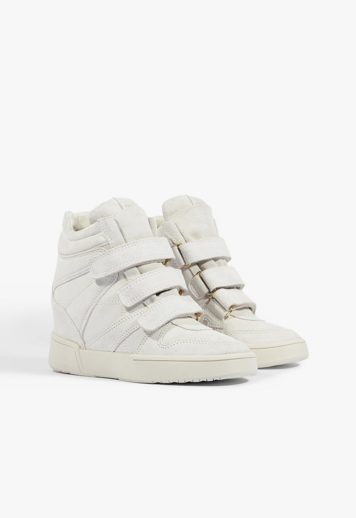 Tenis Sneaker 95 Cano alto Camurça Creme