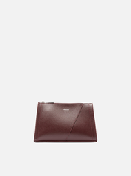 Bolsa Tiracolo Vinho Textura Pequena