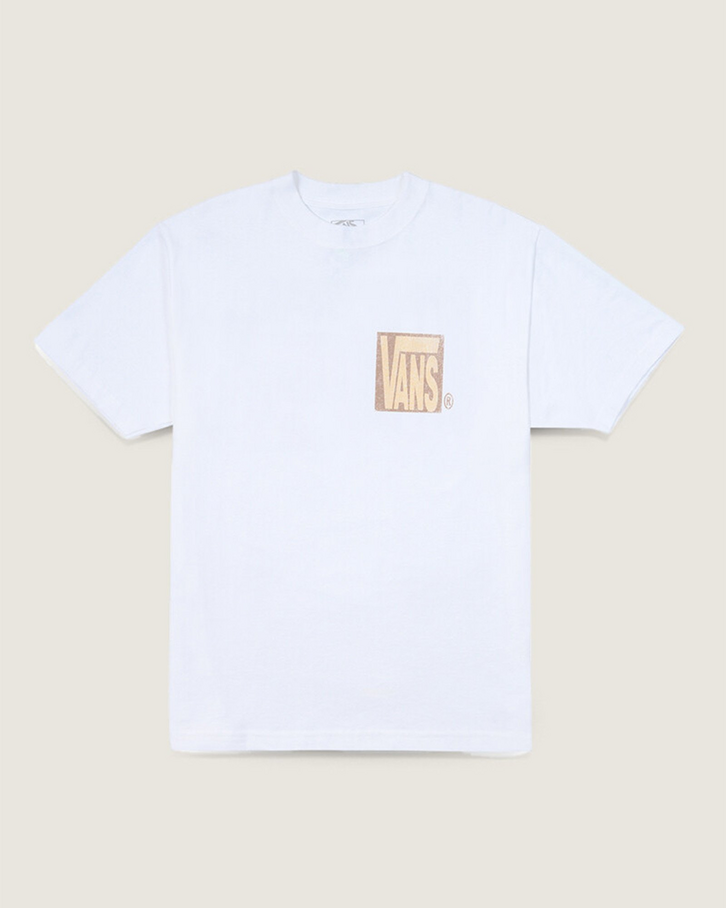 Camiseta Manga Curta Stack Crackle White