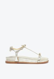 Slim Clarita Sport Sandal Leather Golden