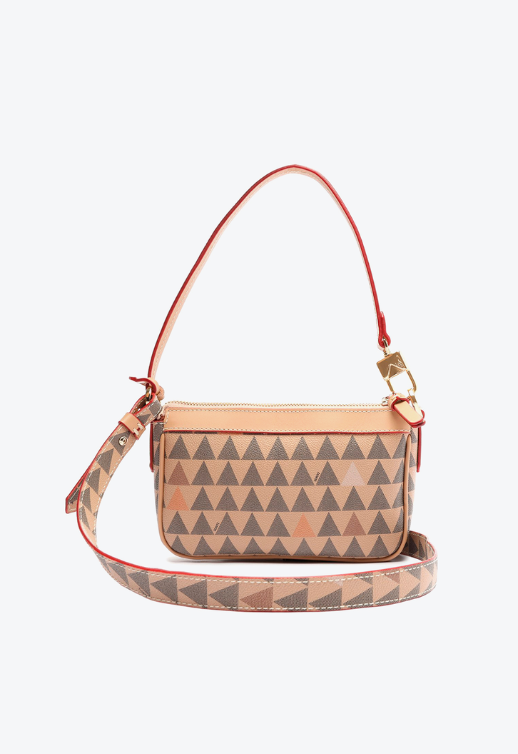 Bolsa Tiracolo Rosa Schutz Pequena Emmy Triangle