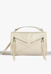 Bolsa Branca Schutz Suri Média Couro