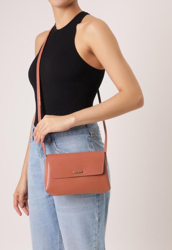 Crossbody Marrom Anacapri Aba Retangular Média
