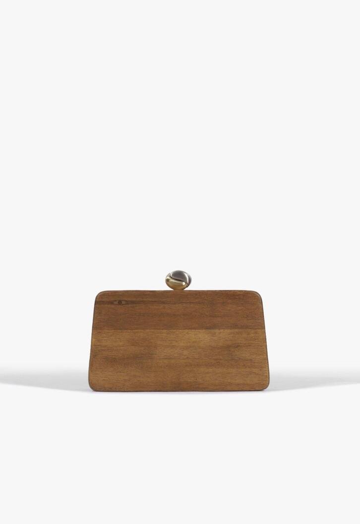 Bolsa Clutch Antonella Marrom