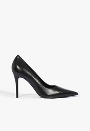 Scarpin Preto Schutz Ines High Couro