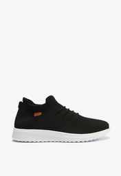 Slip On Preto Anacapri Knit Franzido
