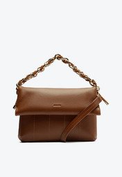 Bolsa Tiracolo Anacapri Pequena Cordão Marrom