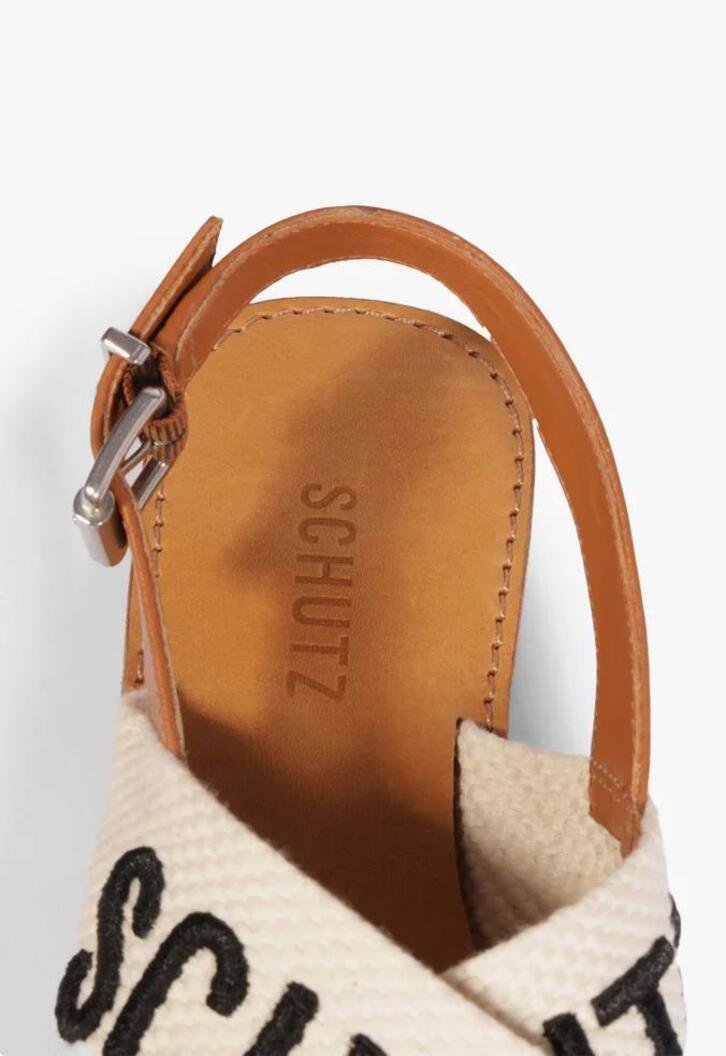 Rasteira Schutz Off White