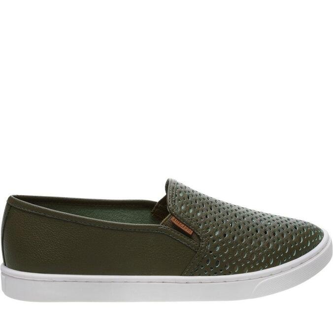 Tênis Slip On Verde Anacapri Básico Militar