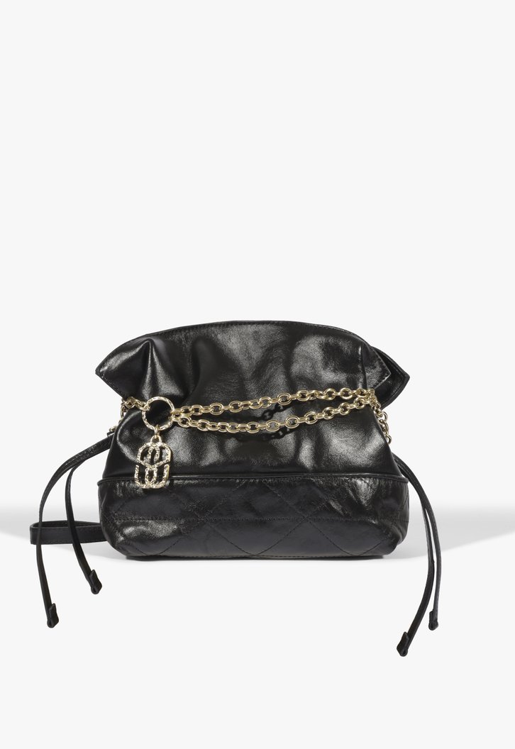 Bolsa Schutz Bucket Média Sammy Couro Preta