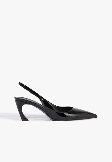 Slingback Preto Schutz Lexi Sling Mid
