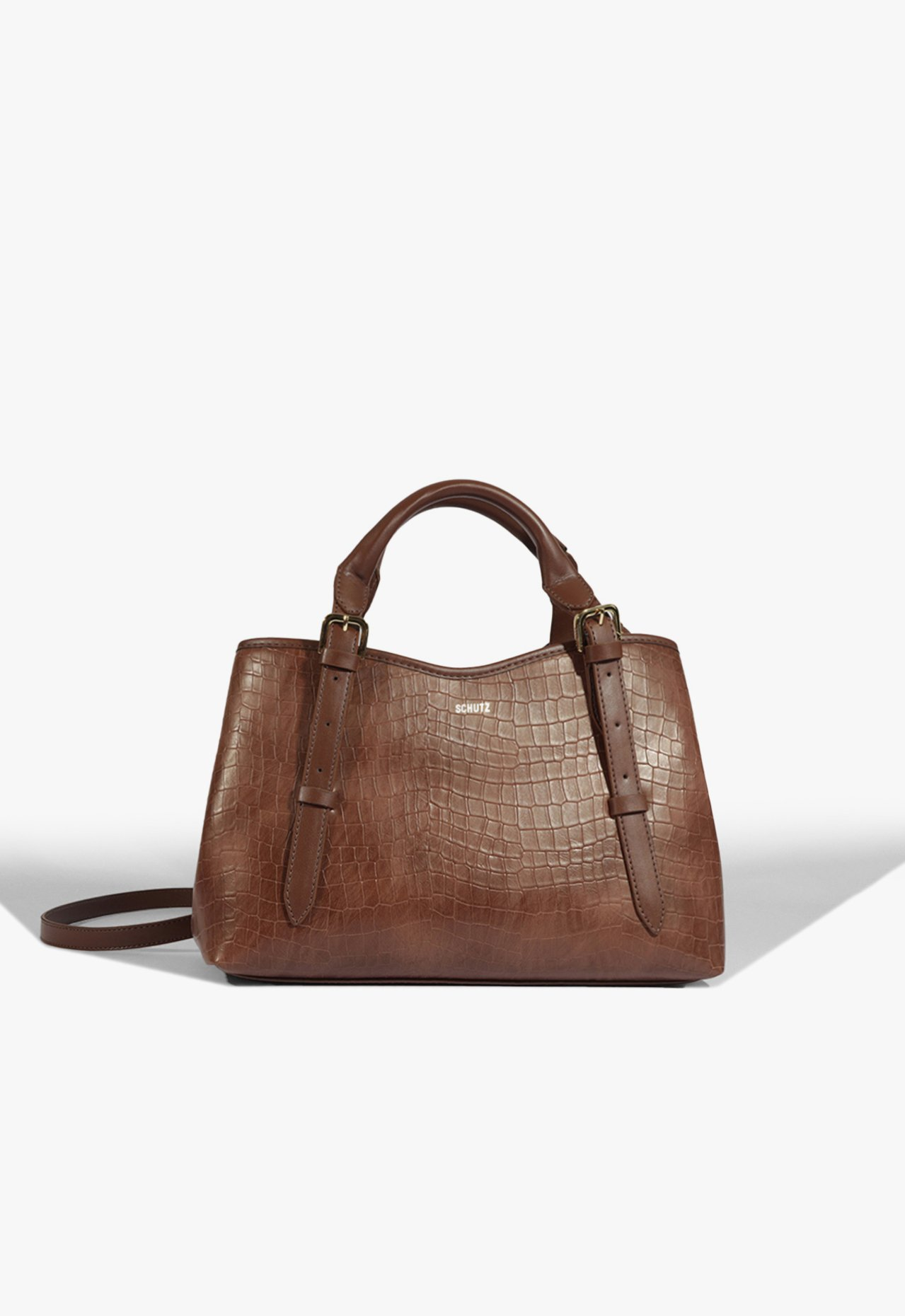 ザークツィー Bolsa Tiracolo Maeve Croco Marrom | ZZ MALL