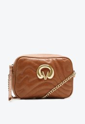 Bolsa Tiracolo Marrom Vicenza Adele Pequena