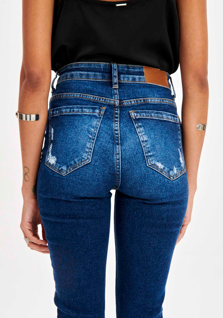 Calça Ankle Azul My Favorite Things Jeans