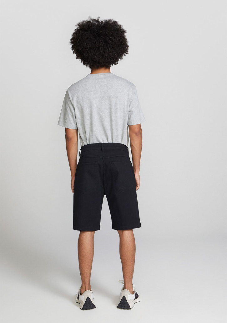 Bermuda Jeans Preta Royal Hering Soft Touch
