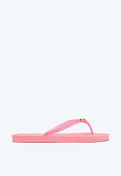 Chinelo De Dedo Rosa Arezzo Brizza Tiras Jelly