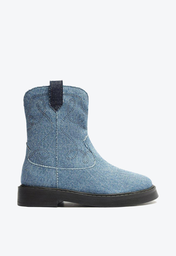 Bota Infantil Western Jeans Arezzo Cano Médio Georgia