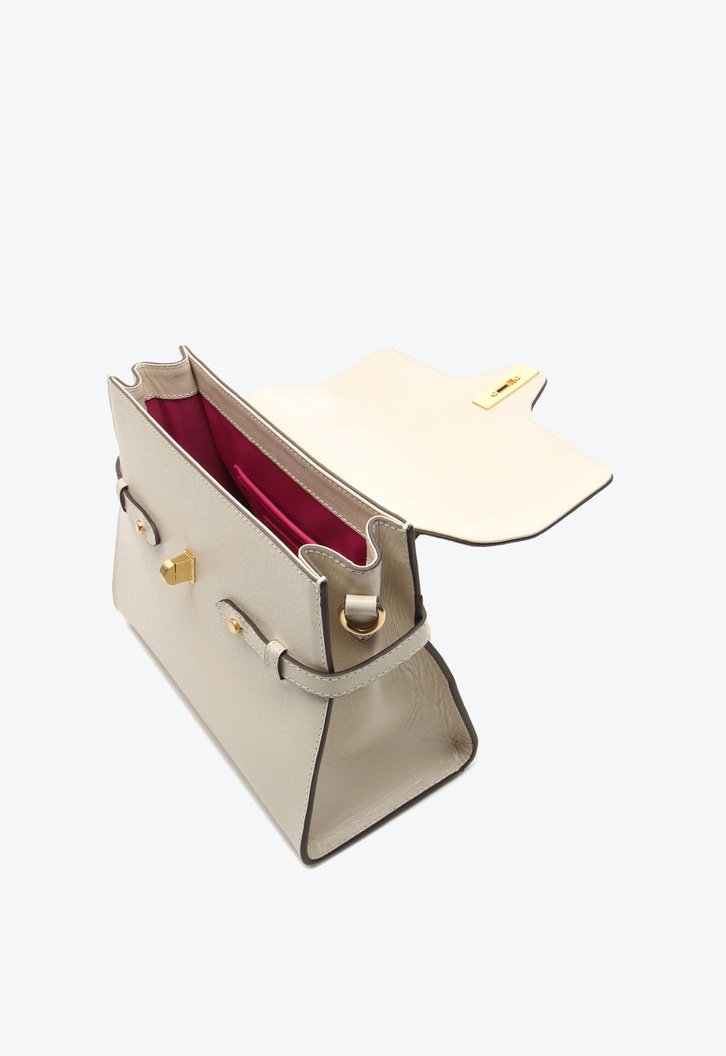 Bolsa Tote Bege Vicenza Cora Media