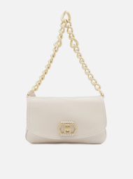 Bolsa Tiracolo Branca Arezzo Couro Amélia Pequena
