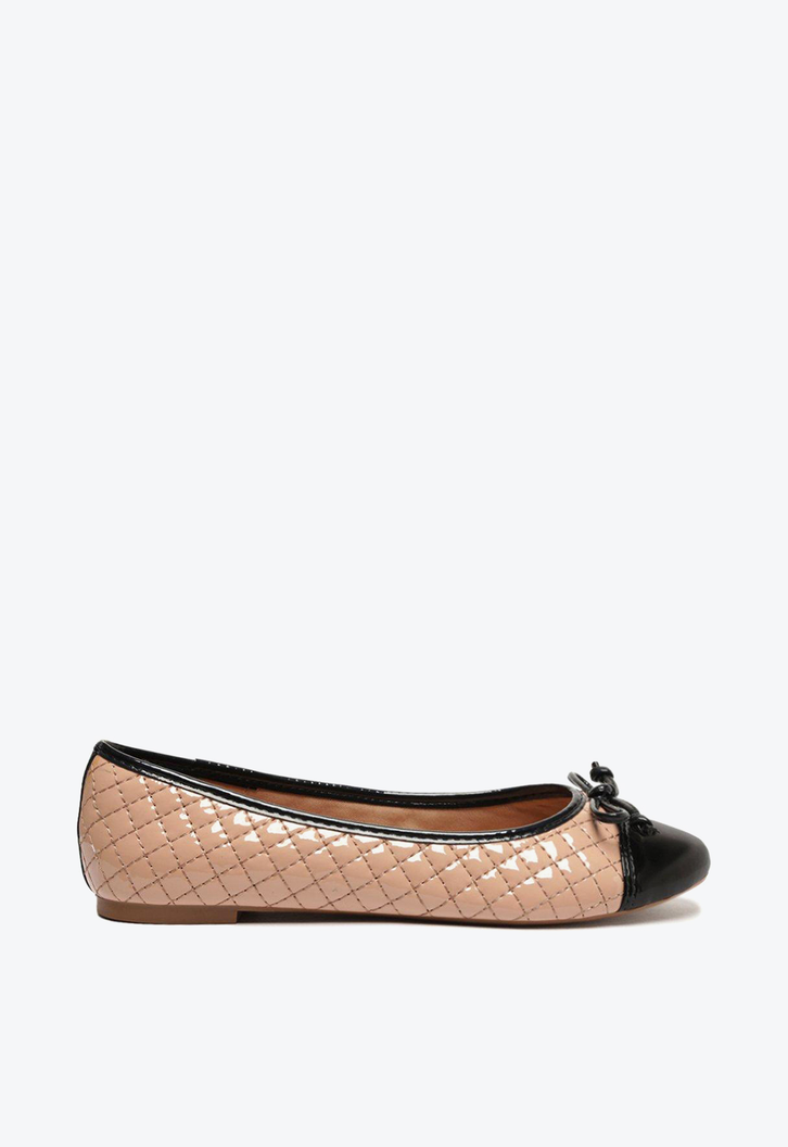 Sapatilha Preta E Bege Arezzo Classic