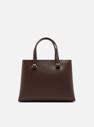 Bolsa Tote Marrom Escura Arezzo Média Básica | ZZ MALL