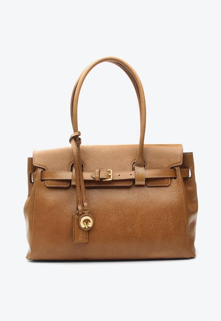 Bolsa Tote Lauryn Grande Caramelo