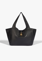 Bolsa Shopping Preta Schutz Couro Cadeado