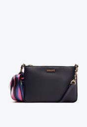 Bolsa Tiracolo Preta Anacapri Slim Sarah Média