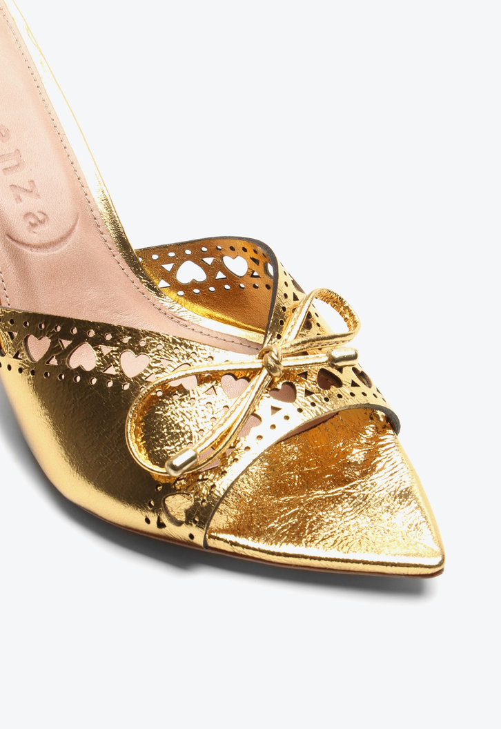 Tamanco Saga Dourado