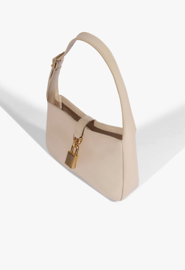 Bolsa Off-white Schutz Shoulder Couro Cadeado | ZZ MALL