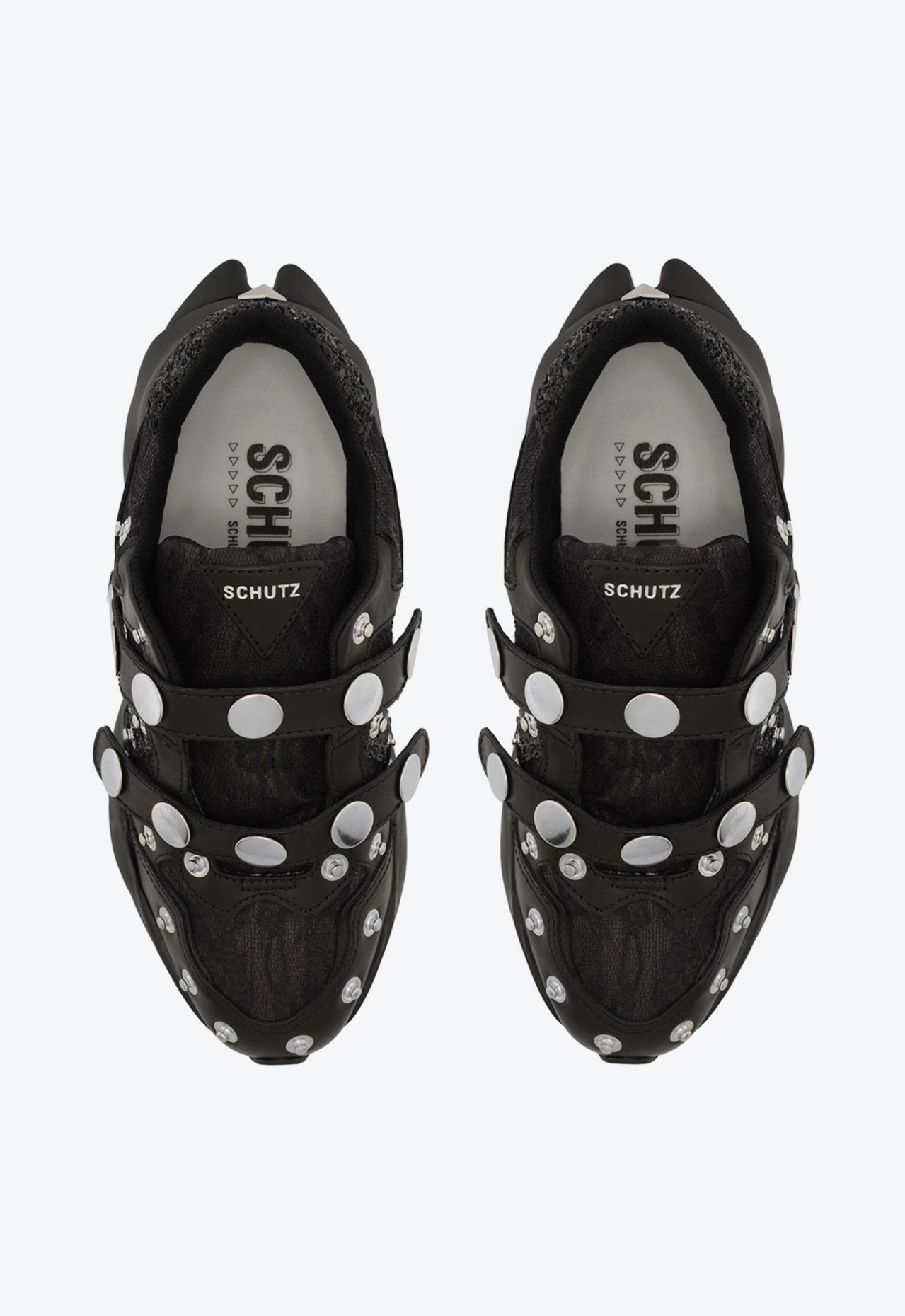 Tênis Preto Schutz Presley Tachas | ZZ MALL